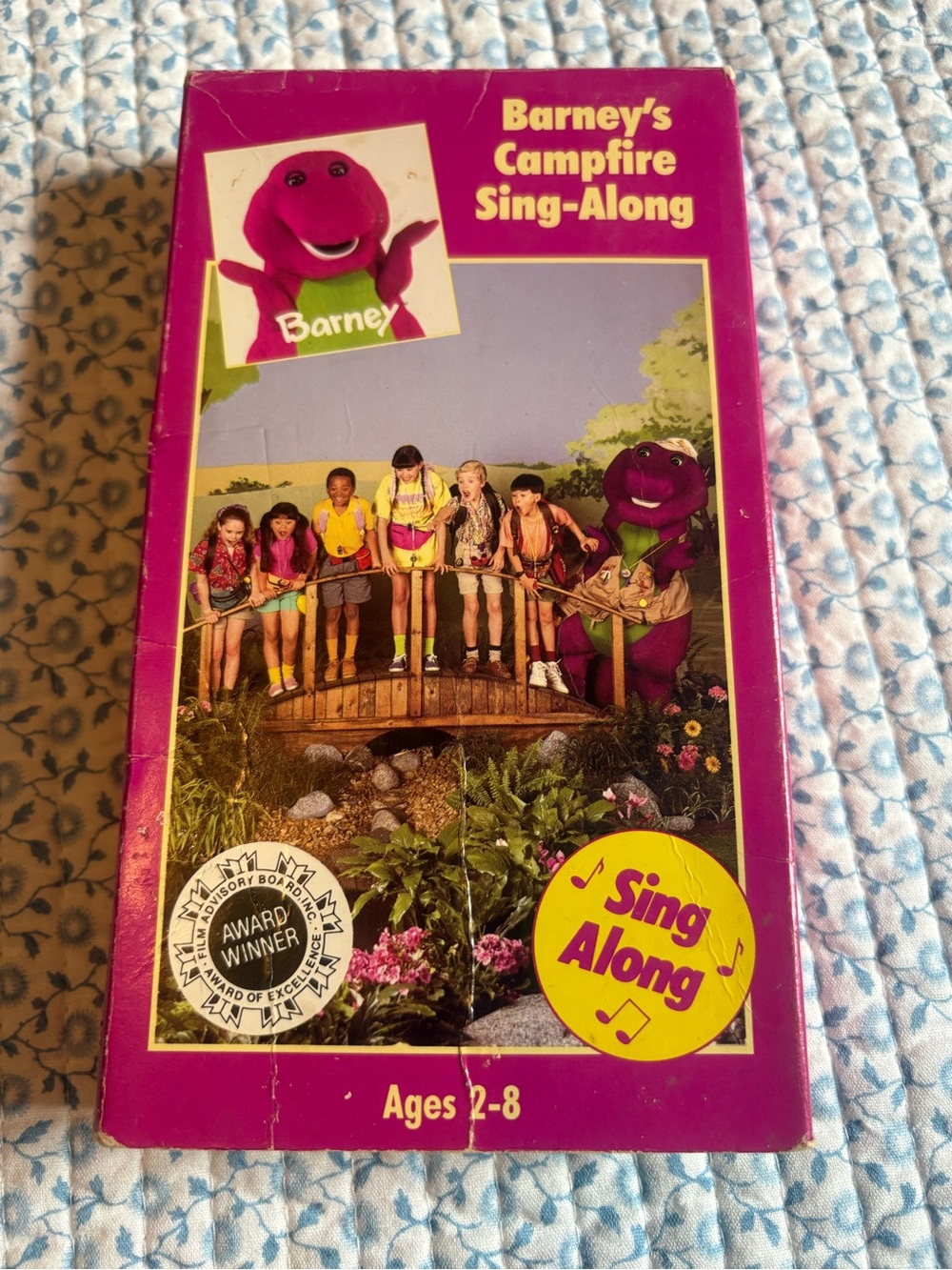 Barney's Campfire Sing-Along VHS Ages 2-8
